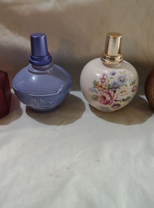 LOT 4 lampes berger anciennes en ceramique