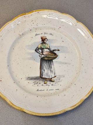 assiette de collection Primula "les vieux métiers de Paris"