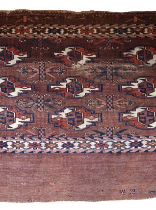 Tapis ancien Turkmène Yomud fait main, 1B601