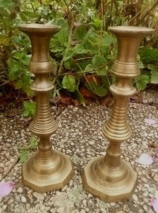 paire  de  bougeoir, vintage