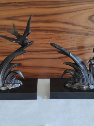 serre-livres oiseaux