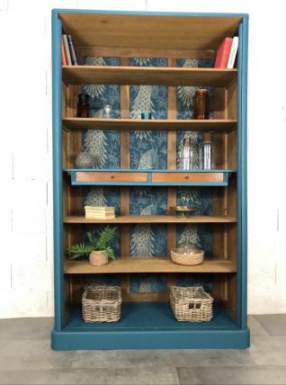 Bibliothèque ou meuble étagères ancien