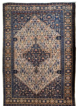 Tapis ancien Persan Bibikabab fait main, 1B672