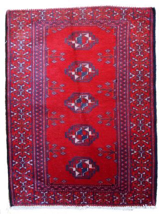 Tapis vintage Turkoman fait main, 1C204