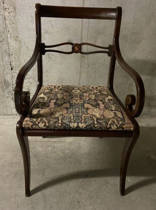 Fauteuil de bridge anglais à crosses