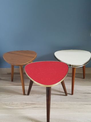 Trio de Porte plante formica vintage,tripode,table d appoint