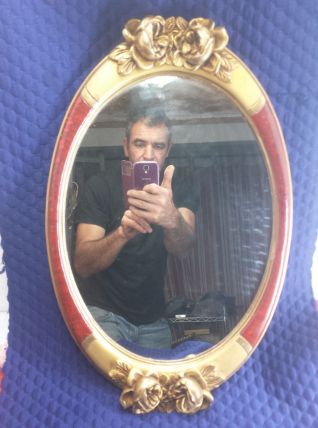 Miroir Art Déco Polychrome