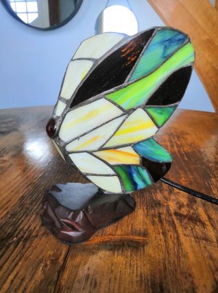 Lampe de chevet papillon vintage