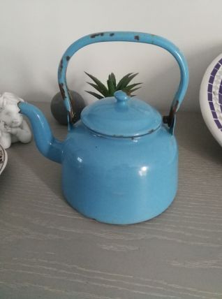 Théière kockums bleu 