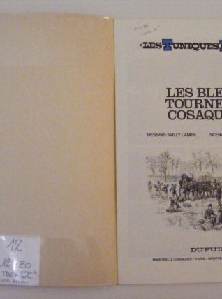 Les Tuniques Bleues 12,édition 1980