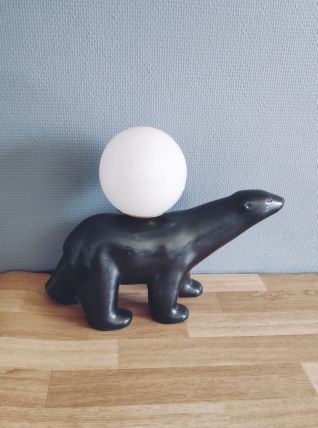 lampe ours style art déco