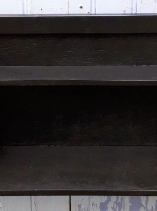 étagère art déco en bois noir