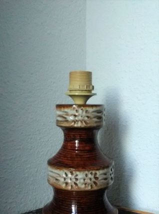 Pied de lampe en céramique - années  60