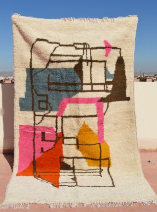 260x150cm tapis berbere marocain