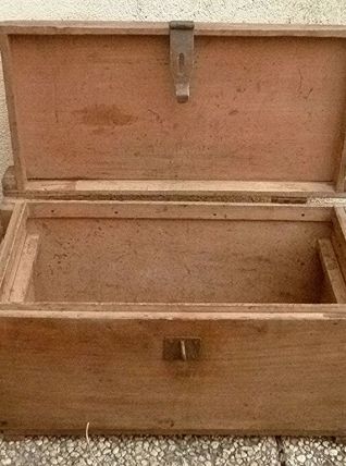 caisse  en  bois , vintage