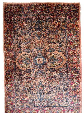 Tapis ancien Persan Kerman fait main, 1B778