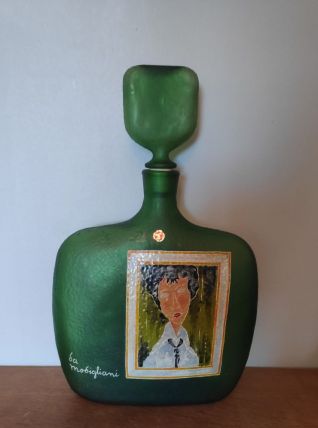 carafe verte "La Modigliani" made in Italy