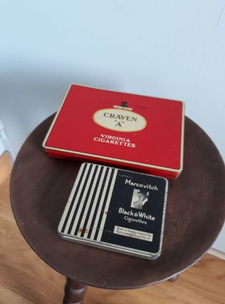 boite de cigarettes Craven A et Marcowitch
