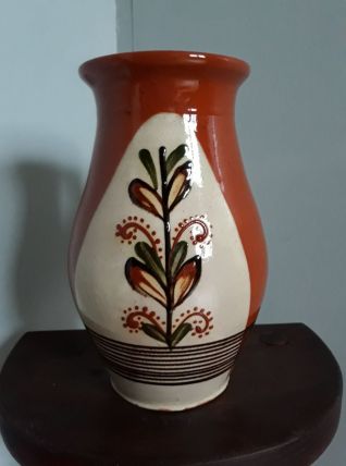 Vase pichet signé Sitar céramique émaillée origine roumaine