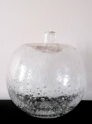 Vase soliflore en forme de pomme style Biot