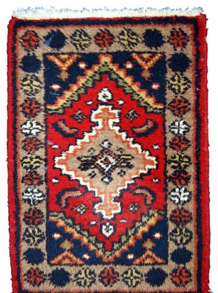 Tapis vintage Persan Hamadan fait main, 1C755