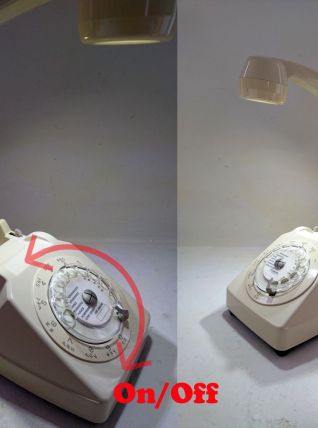 Lampe Téléphone Vintage - Téléphone Rétro Socotel