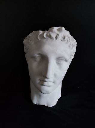 applique buste en plâtre