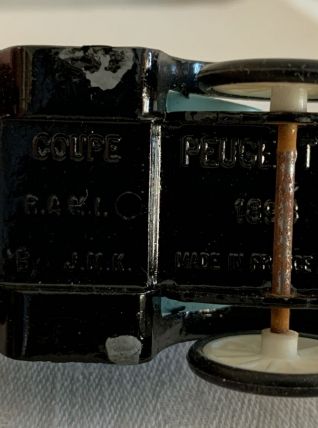 Coupé fiacre Peugeot 1898 Rami Jmk modèle réduit 1/43ème