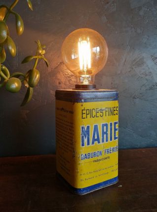 Lampe vintage lampe de chevet lampe de bureau métal "Marie"