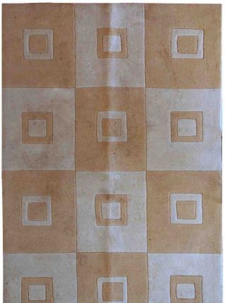 Tapis vintage Chinois Moderne fait main, 1C517