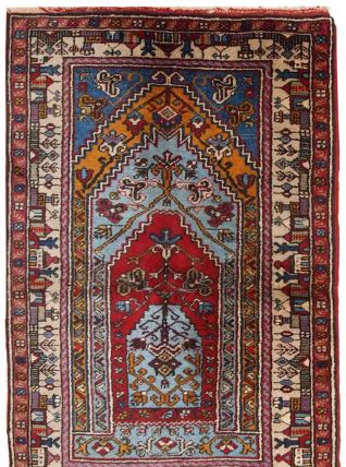 Tapis vintage Turc Konya fait main, 1C528
