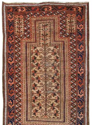 Tapis ancien Afghan Baluch fait main, 1C529