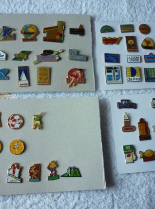 Lot  de 60 Pin's Années 90