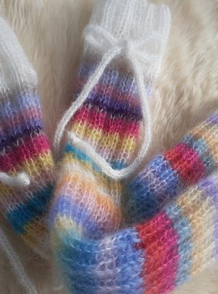 Guêtres Mohair et soie