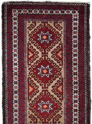 Tapis vintage Afghan Ersari fait main, 1C592