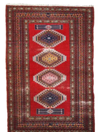 Tapis vintage Ouzbek Bukhara fait main, 1C615