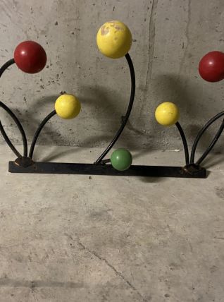 Patère boules années 50