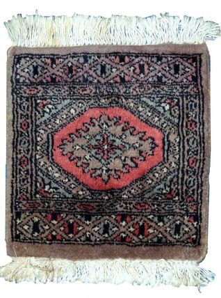Tapis vintage Ouzbek Bukhara fait main, 1C769