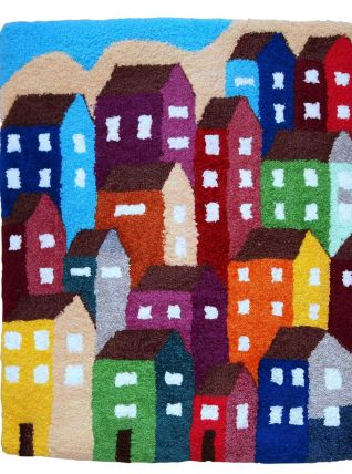 Tapis contemporain Russe ORA fait main, 1C773