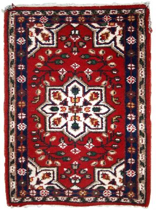 Tapis vintage Persan Hamadan fait main, 1C653