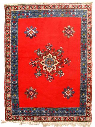Tapis vintage Marocain Berber fait main, 1C657