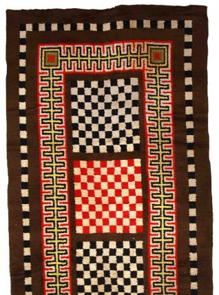 Tapis vintage Français Moderne fait main, 1C685