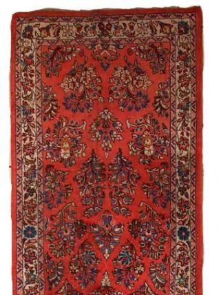 Tapis vintage Persan Sarouk fait main, 1C691
