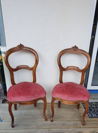 Paire de chaises Napoléon III