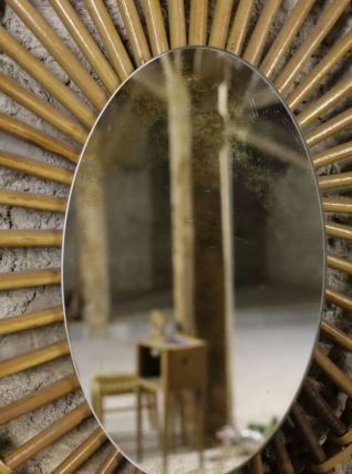 Miroir Rotin