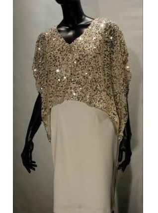 Robe à Sequins T50/52 avec étiquette - doublure