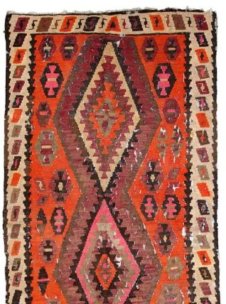 Tapis ancien Afghan fait main, 1C699