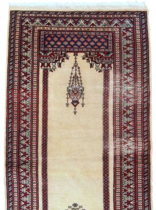 Tapis vintage Pakistanais Lahore fait main, 1C716