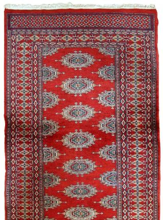 Tapis vintage Ouzbek Bukhara fait main, 1C721