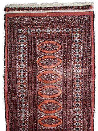 Tapis vintage Ouzbek Bukhara fait main, 1C807